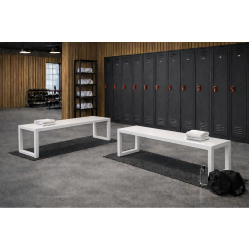 Ławka Metalowa Loft LM-157 Kolor Biały Rozmiary od 50 cm do 200 cm